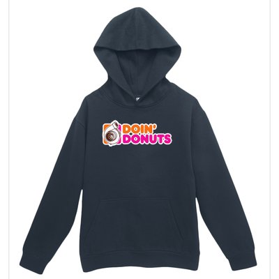 Doin Donuts Funny Racing & Drift Car Enthusiast Urban Pullover Hoodie