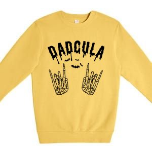 Dadcula Dad Father Monster Halloween Matching Costume Gift Premium Crewneck Sweatshirt