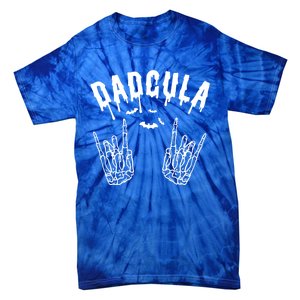 Dadcula Dad Father Monster Halloween Matching Costume Gift Tie-Dye T-Shirt