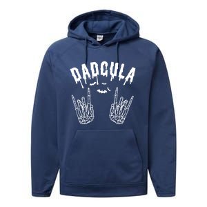 Dadcula Dad Father Monster Halloween Matching Costume Gift Performance Fleece Hoodie