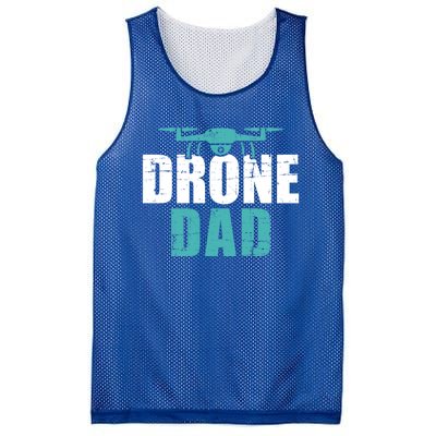 Drone Dad Father's Day Gift For Pilots Gift Mesh Reversible Basketball Jersey Tank