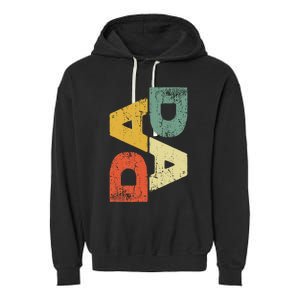 Dada Dad Fathers Day Garment-Dyed Fleece Hoodie