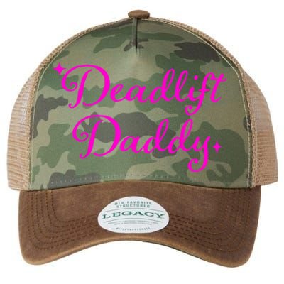 Deadlift Daddy Funny For Men Women Legacy Tie Dye Trucker Hat