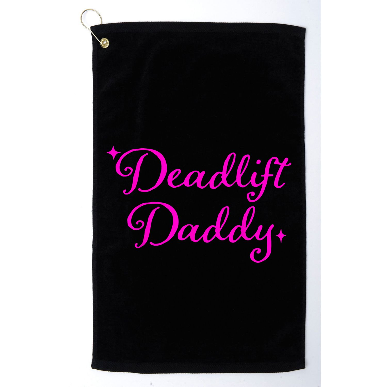 Deadlift Daddy Funny For Men Women Golf Towel
