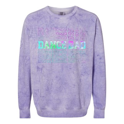 Dance Dad Funny Dancing Daddy Proud Dancer Dad Father's day Colorblast Crewneck Sweatshirt