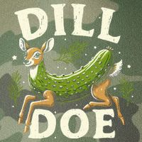 Dill Doe Funny Deer Pickle Legacy Tie Dye Trucker Hat
