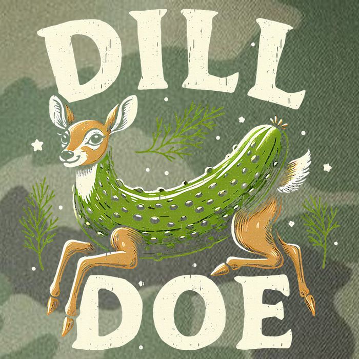 Dill Doe Funny Deer Pickle Legacy Tie Dye Trucker Hat