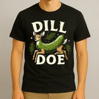 Dill Doe Funny Deer Pickle T-Shirt