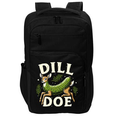 Dill Doe Funny Deer Pickle Impact Tech Backpack