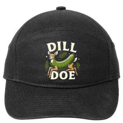 Dill Doe Funny Deer Pickle 7-Panel Snapback Hat