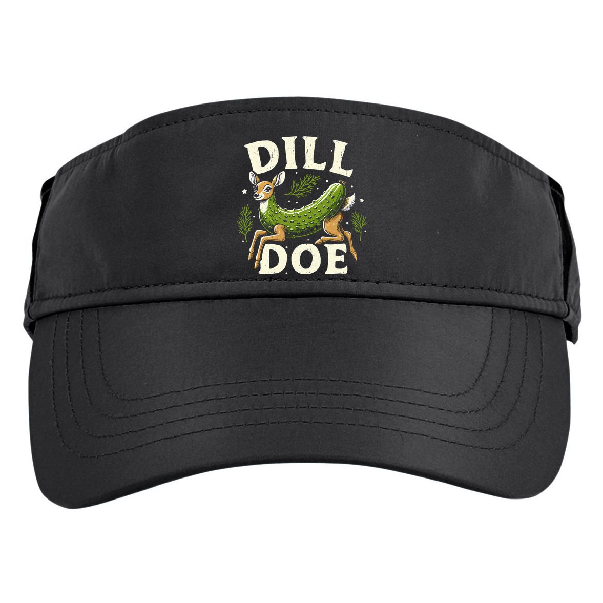 Dill Doe Funny Deer Pickle Adult Drive Performance Visor