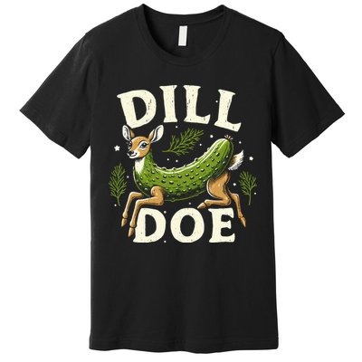Dill Doe Funny Deer Pickle Premium T-Shirt