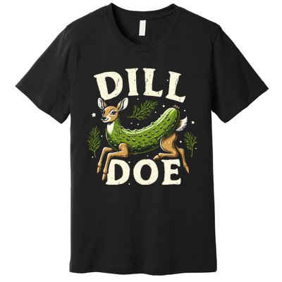 Dill Doe Funny Deer Pickle Premium T-Shirt