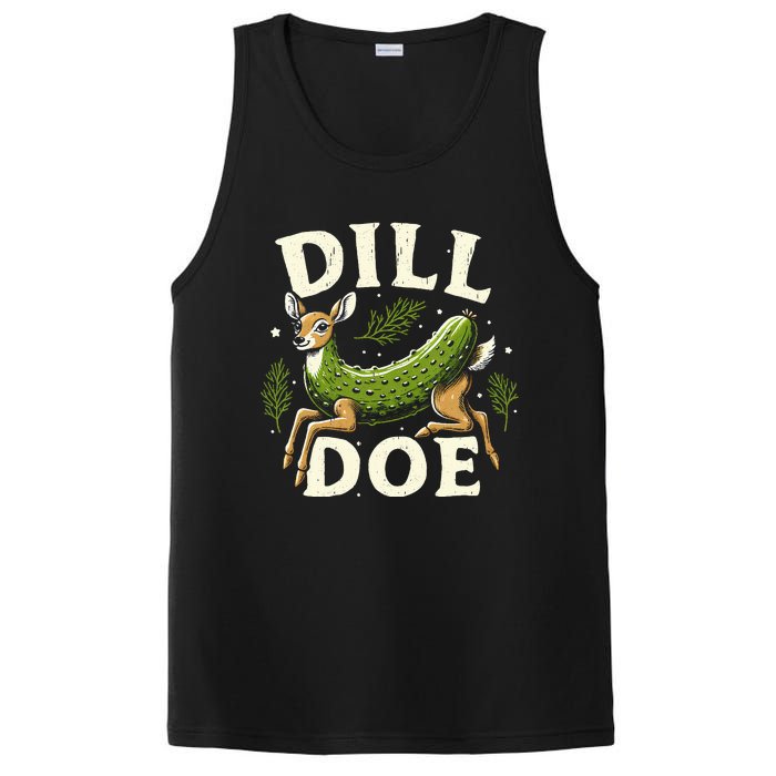 Dill Doe Funny Deer Pickle PosiCharge Competitor Tank