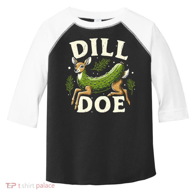 Dill Doe Funny Deer Pickle Toddler Fine Jersey T-Shirt