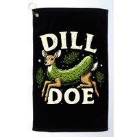 Dill Doe Funny Deer Pickle Golf Towel
