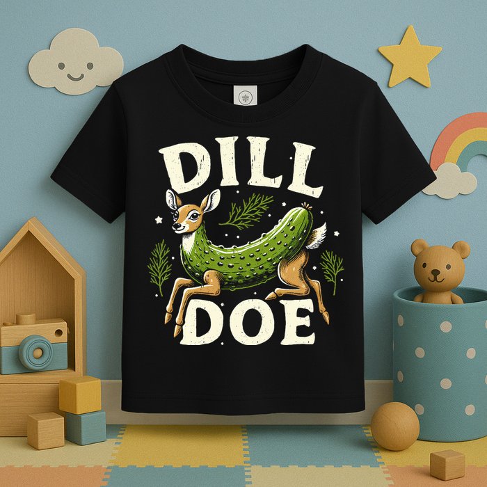 Dill Doe Funny Deer Pickle Toddler T-Shirt