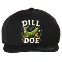 Dill Doe Funny Deer Pickle Wool Snapback Cap
