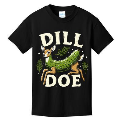 Dill Doe Funny Deer Pickle Kids T-Shirt