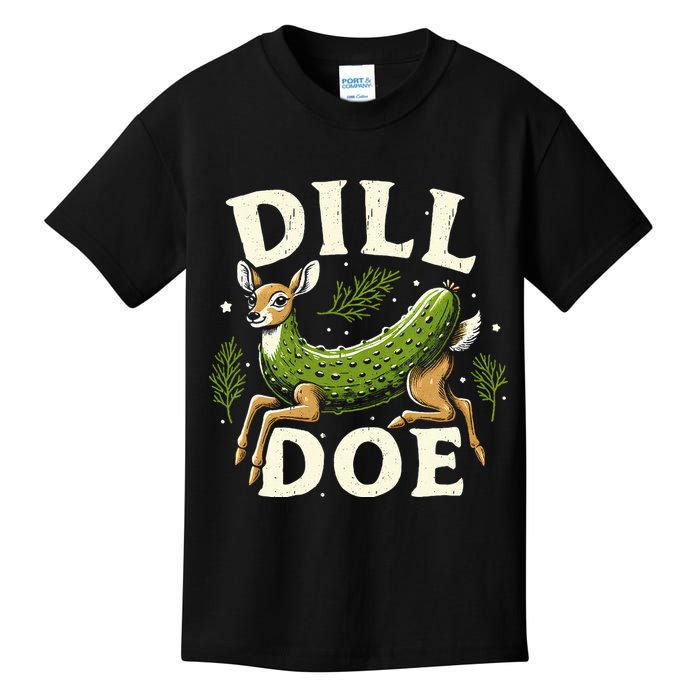 Dill Doe Funny Deer Pickle Kids T-Shirt