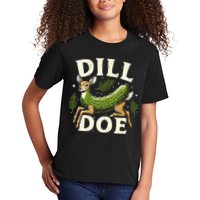 Dill Doe Funny Deer Pickle Kids T-Shirt