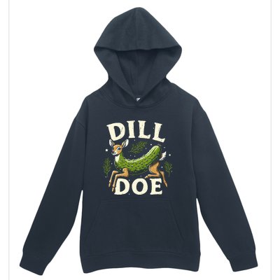 Dill Doe Funny Deer Pickle Urban Pullover Hoodie