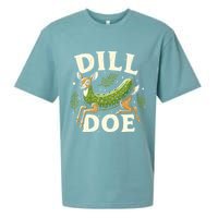 Dill Doe Funny Deer Pickle Sueded Cloud Jersey T-Shirt