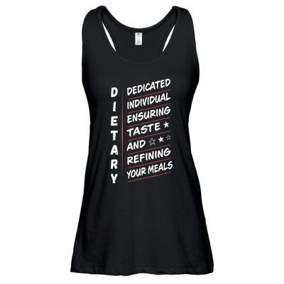 Dietary Definition Food Service Dietary Week Appreciation Ladies Essential Flowy Tank