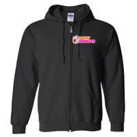 Doin Donuts Funny Racing & Drift Car Enthusiast Full Zip Hoodie