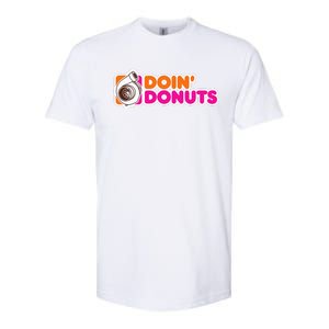 Doin Donuts Funny Racing & Drift Car Enthusiast Softstyle® CVC T-Shirt