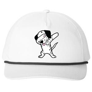 Dalmatian Dabbing Funny Dalmation Dab Dog Dance Snapback Five-Panel Rope Hat