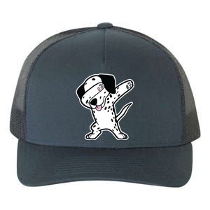 Dalmatian Dabbing Funny Dalmation Dab Dog Dance Yupoong Adult 5-Panel Trucker Hat