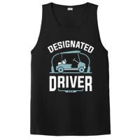 Designated Driver Funny Golf Cart Golfers Gift PosiCharge Competitor Tank