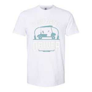 Designated Driver Funny Golf Cart Golfers Gift Softstyle CVC T-Shirt