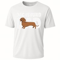 Dachshund Dad Father's Day Cooling Performance Crew T-Shirt