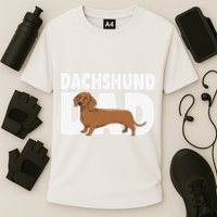Dachshund Dad Father's Day Cooling Performance Crew T-Shirt