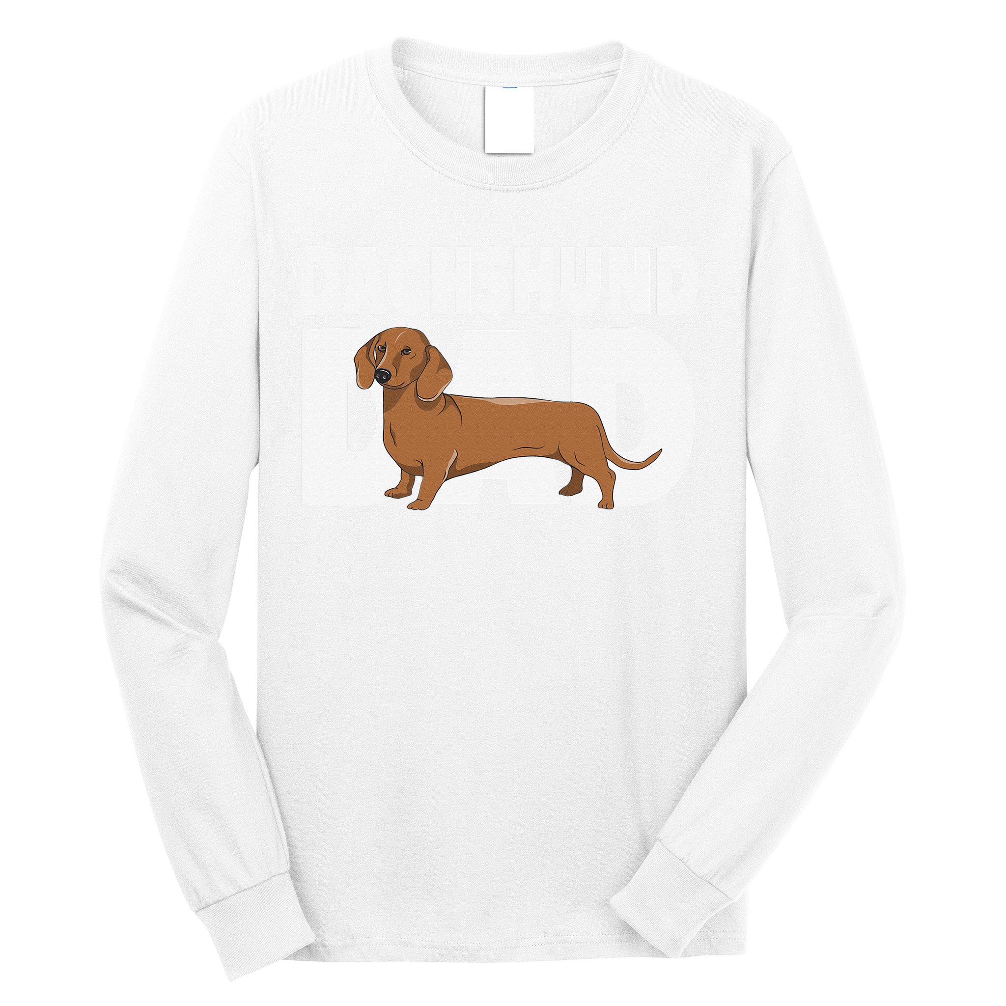 Dachshund Dad Father's Day Long Sleeve Shirt