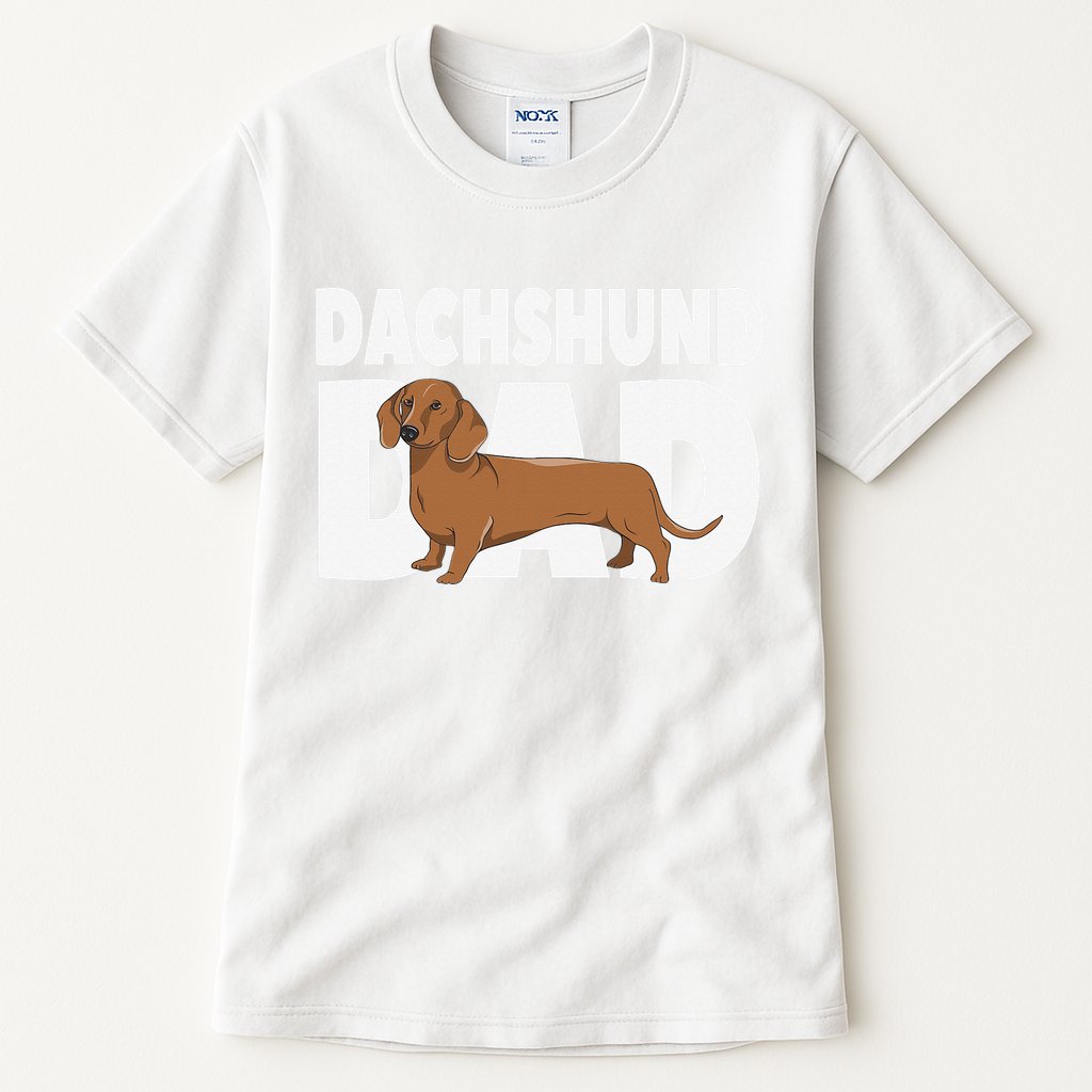 Dachshund Dad Father's Day Tall T-Shirt