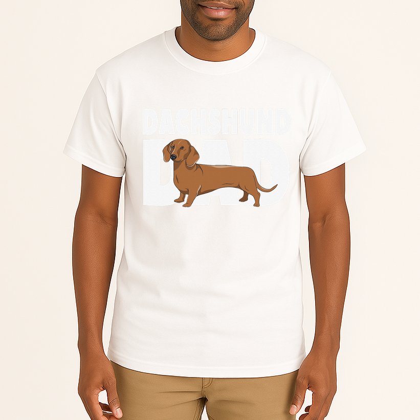 Dachshund Dad Father's Day Tall T-Shirt