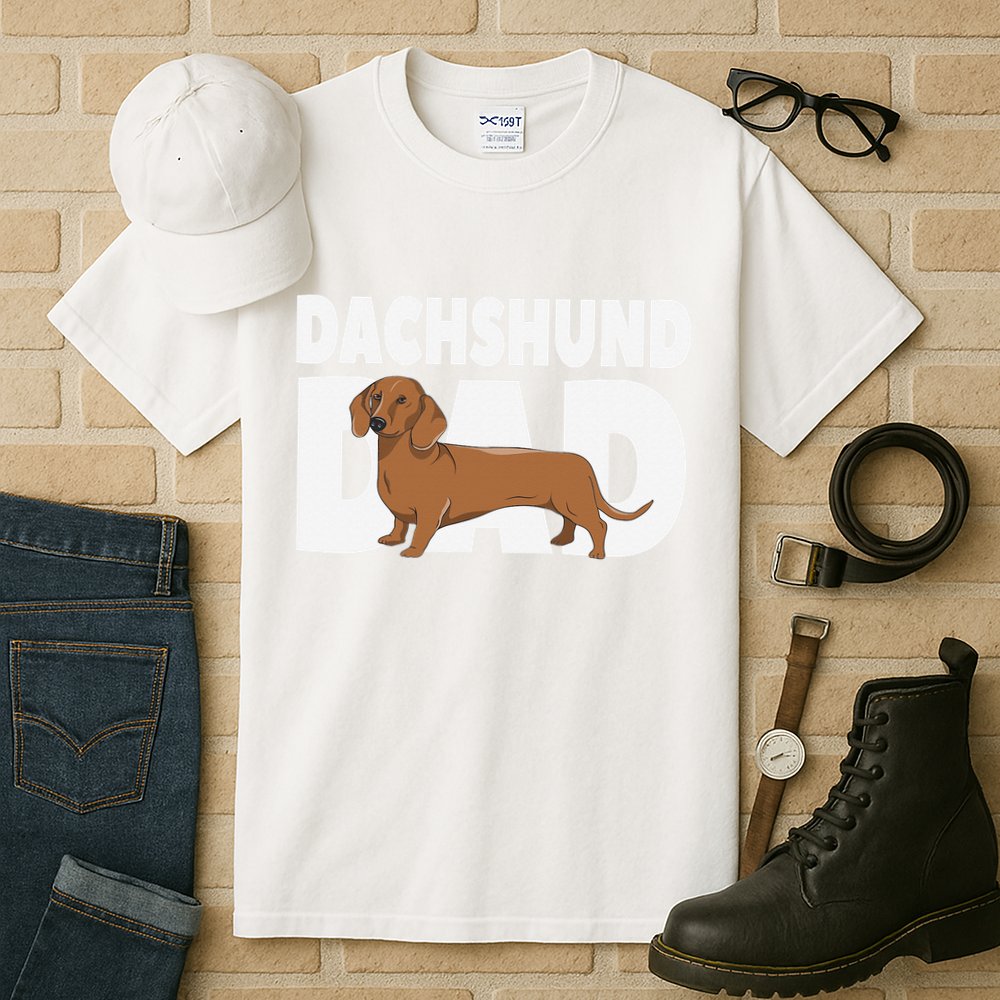 Dachshund Dad Father's Day Tall T-Shirt