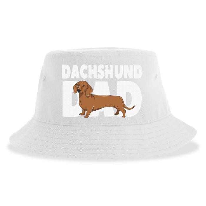 Dachshund Dad Father's Day Sustainable Bucket Hat