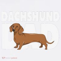 Dachshund Dad Father's Day Womens T-Shirt
