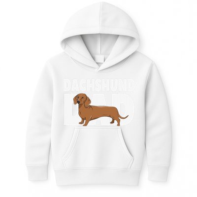 Dachshund Dad Father's Day Kids Hoodie