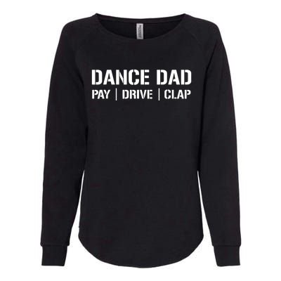 Dance Dad Funny Dancing Daddy Proud Dancer Dad I Finance Womens California Wash Sweatshirt