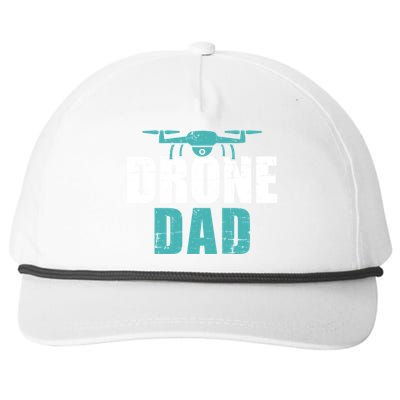 Drone Dad Father's Day Gift For Pilots Cute Gift Snapback Five-Panel Rope Hat