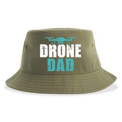 Drone Dad Father's Day Gift For Pilots Cute Gift Sustainable Bucket Hat