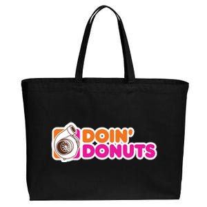 Doin Donuts Funny Racing And Drift Car Enthusiast Gift Cotton Canvas Jumbo Tote