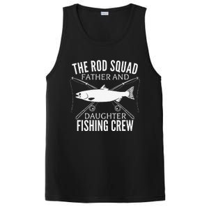 Dad Daughter Fishing Lover Fishing Birthday Gift Fisherman PosiCharge Competitor Tank