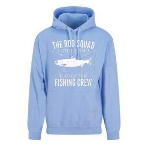 Dad Daughter Fishing Lover Fishing Birthday Gift Fisherman Unisex Surf Hoodie