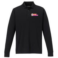 Doin' Donuts Funny Racing and Drift Car Enthusiast Performance Long Sleeve Polo